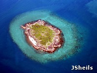 Fringing Reef, Whitsunday Islands, from the air Fringing Reef, Whitsunday Islands, from the air